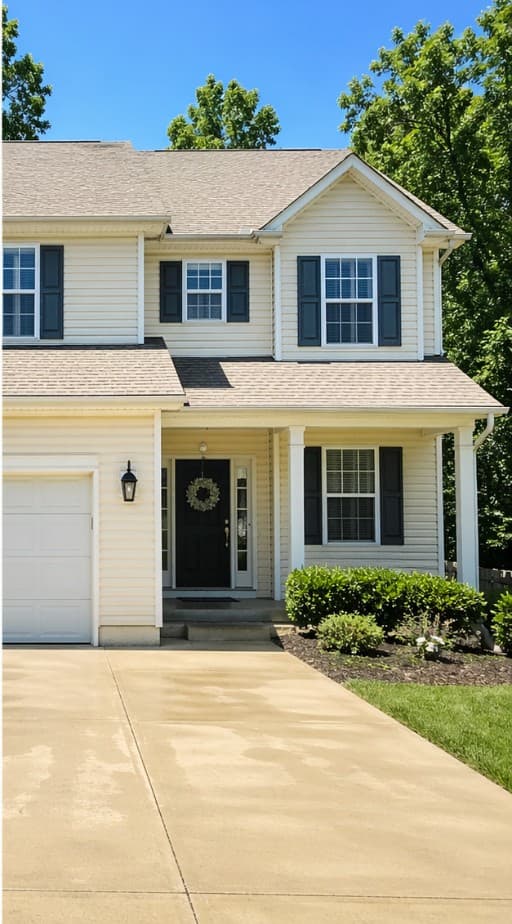 House Washing & Driveway Cleaning — after